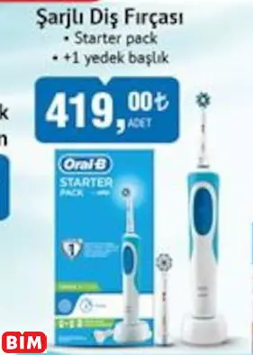 ORAL-B ŞARJLI DİŞ FIRÇASI